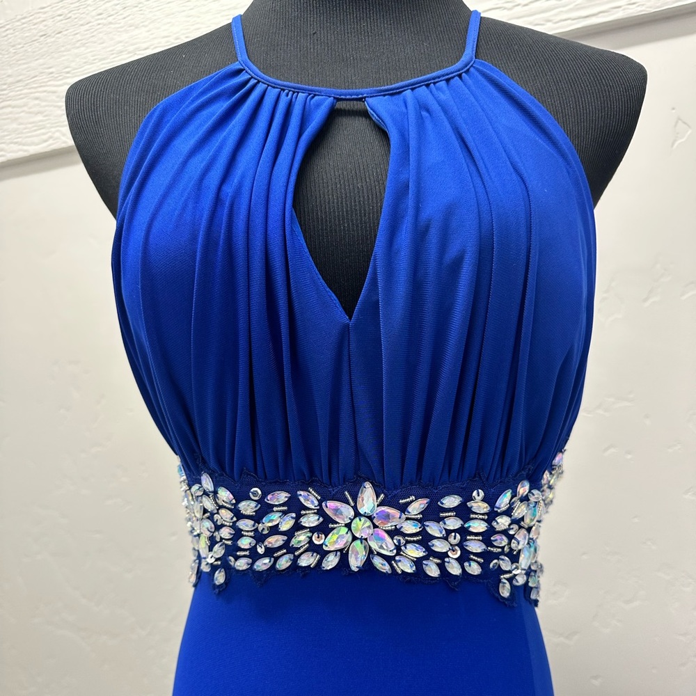 Royal blue formal prom Dress NWT